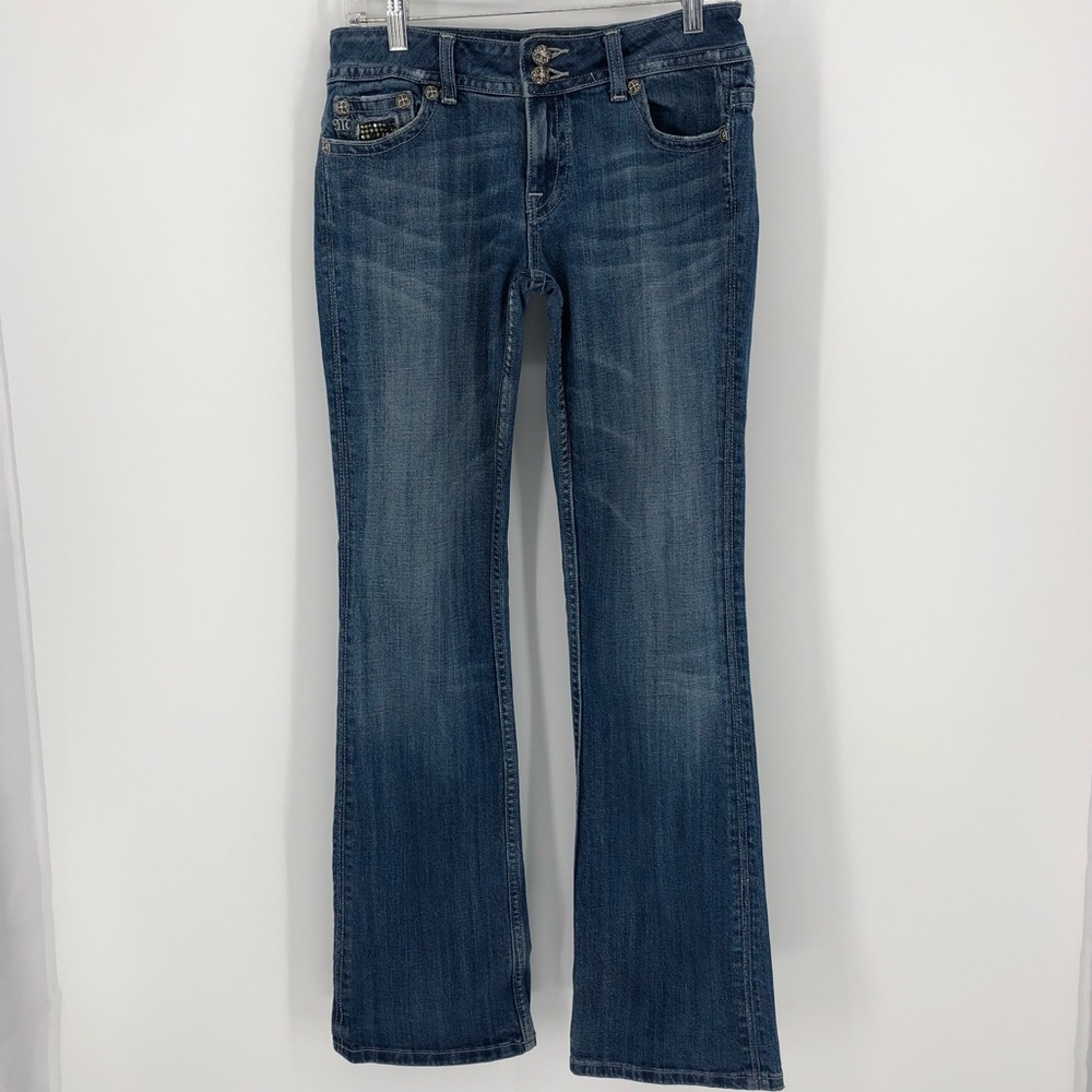 Miss Me boot cut distressed jeans